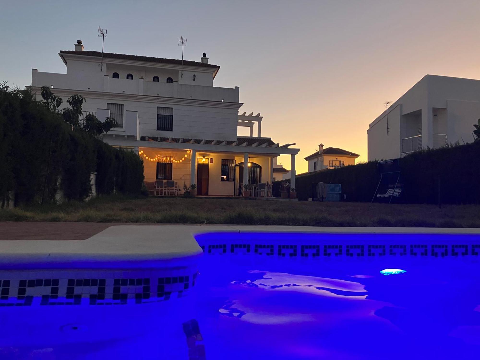 Holiday House With Private Pool, Costa De La Luz Ел Портил Екстериор снимка