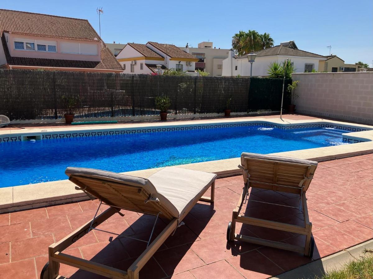 Holiday House With Private Pool, Costa De La Luz Ел Портил Екстериор снимка