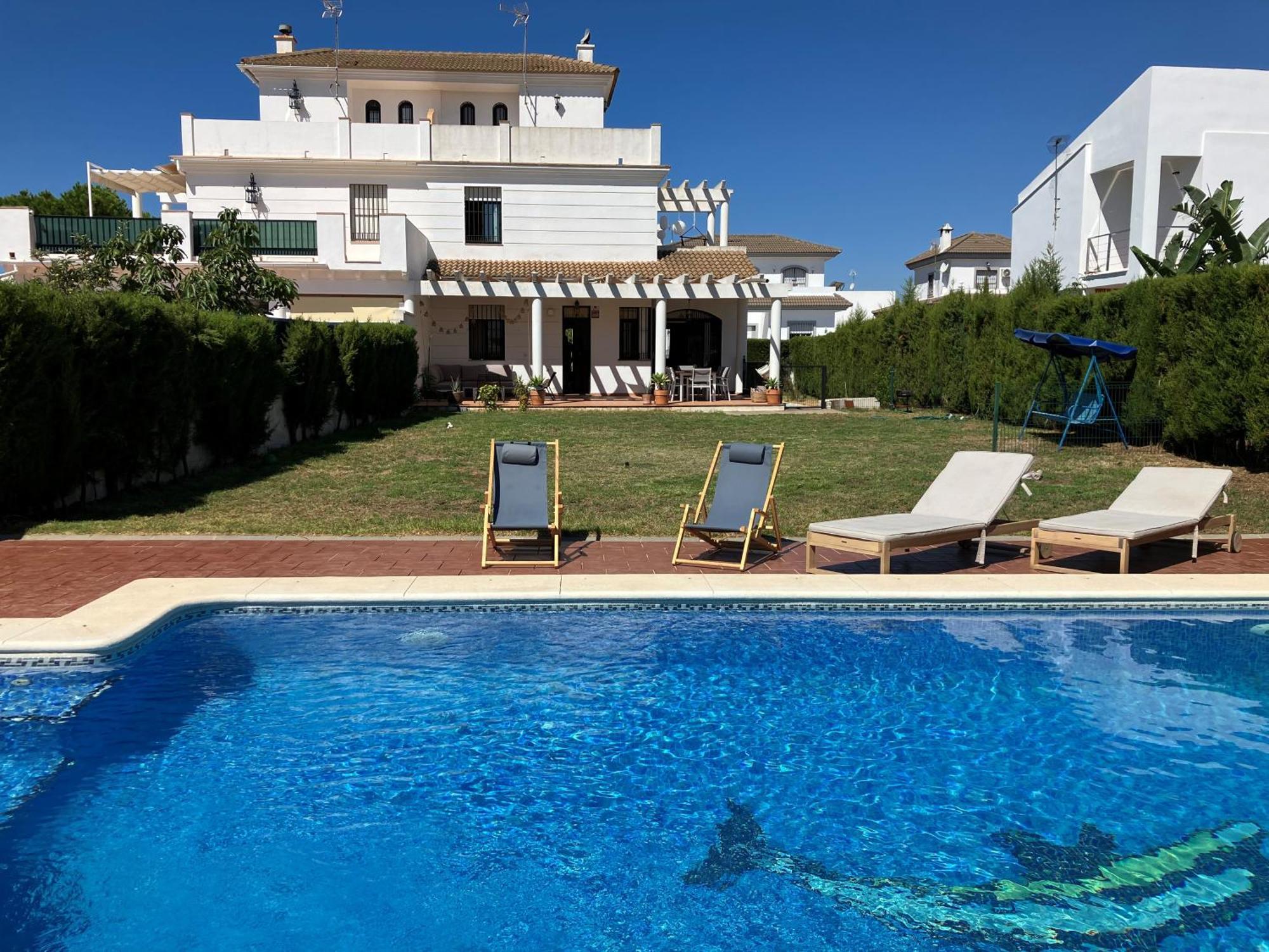 Holiday House With Private Pool, Costa De La Luz Ел Портил Екстериор снимка